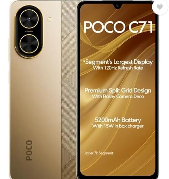 POCO C71, Desert Gold (4GB, 64GB)