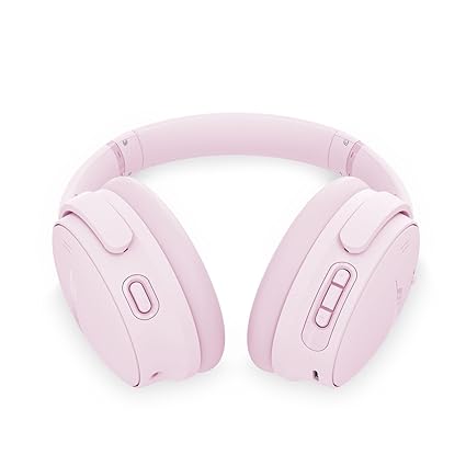Bose QuietComfort Wireless Noise Cancelling Headphones, Bluetooth Over Ear Headphones with up to 24 Hour Battery Life, Petal Pink - Limited Edition