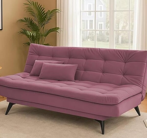 Danny 3 Seater Sofa Cum Bed for Living Room Premium Fabric Sofa for Living Room (Move)