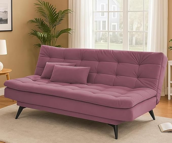 Danny 3 Seater Sofa Cum Bed for Living Room Premium Fabric Sofa for Living Room (Move)
