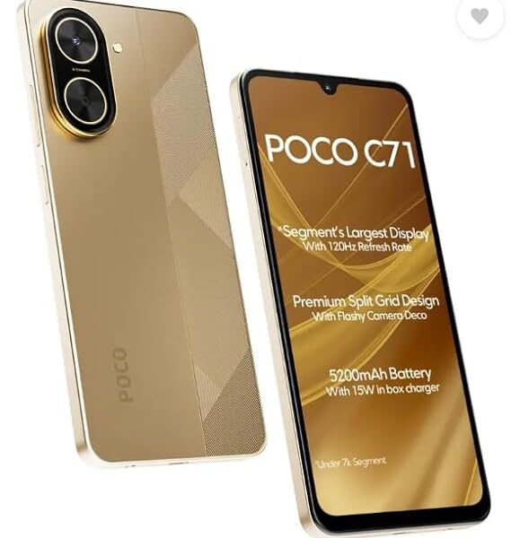 POCO C71, Desert Gold (6GB, 128GB)