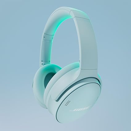 Bose QuietComfort Wireless Noise Cancelling Headphones, Bluetooth Over Ear Headphones with up to 24 Hour Battery Life, Moonstone Blue - Limited Edition Color