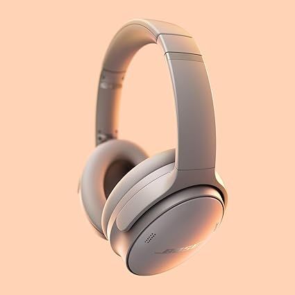 Bose QuietComfort Wireless Noise Cancelling Headphones, Bluetooth Over Ear Headphones with up to 24 Hour Battery Life, Sandstone - Limited Edition Color