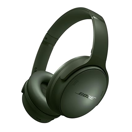Bose New QuietComfort Wireless Noise Cancelling Headphones, Bluetooth Over Ear Headphones with up to 24 Hour Battery Life - Cypress Green