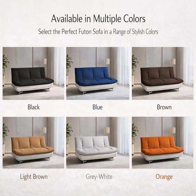 Torque Siesta 3 Seater Sofa Cuma Bed for Sleeping - Brown | Premium Suede Fabric Sofa Cum Bed 6x4 Feet | Foldable Sofa Beds for Festival Gifts Set Home D?cor