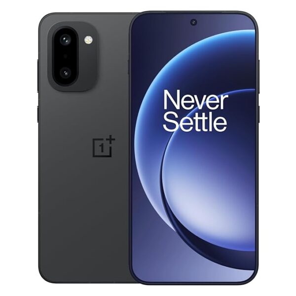 OnePlus 15R | 12GB+512GB | Charcoal Black | World's First Snapdragon? 8 Gen 5 | 7400mAh Battery | Personalised AI | Game-Changing 165Hz Display | IP68 IP69 IP66 & IP69K | 4K 120fps Video