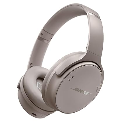 Bose QuietComfort Wireless Noise Cancelling Headphones, Bluetooth Over Ear Headphones with up to 24 Hour Battery Life, Sandstone - Limited Edition Color