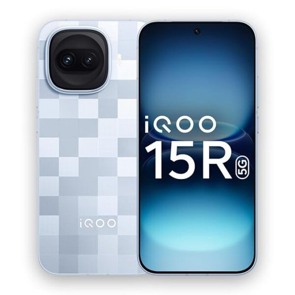 iQOO 15R (Triumph Silver, 8GB RAM, 256GB Storage) | Snapdragon? 8 Gen 5 Processor | India?s Slimmest Smartphone in 7600mAh Battery* | Segment's Most Stable 144FPS Gaming*