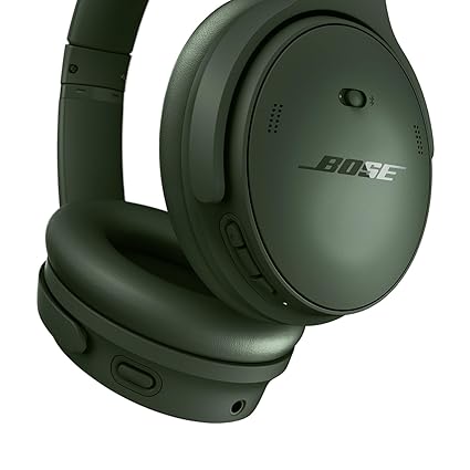 Bose New QuietComfort Wireless Noise Cancelling Headphones, Bluetooth Over Ear Headphones with up to 24 Hour Battery Life - Cypress Green