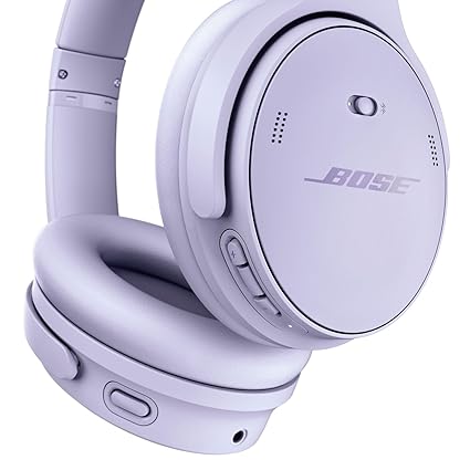 Bose QuietComfort Wireless Noise Cancelling Headphones, Bluetooth Over Ear Headphones with up to 24 Hour Battery Life, Cool Lilac - Limited Edition