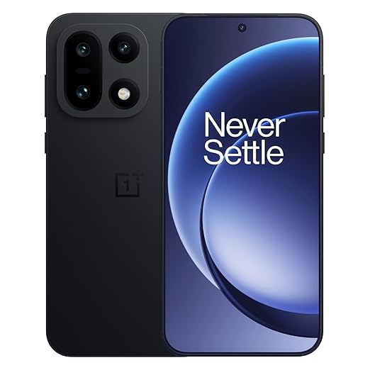 OnePlus 15 | 12GB+256GB | Infinite Black | India's first Snapdragon 8 Elite Gen 5 | 7300mAh battery | Personalized AI | Game-changing 165Hz display | Triple 50MP cameras with 4K 120fps Dolby Vision