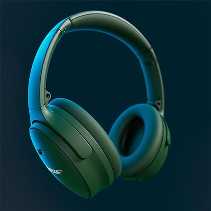 Bose New QuietComfort Wireless Noise Cancelling Headphones, Bluetooth Over Ear Headphones with up to 24 Hour Battery Life - Cypress Green