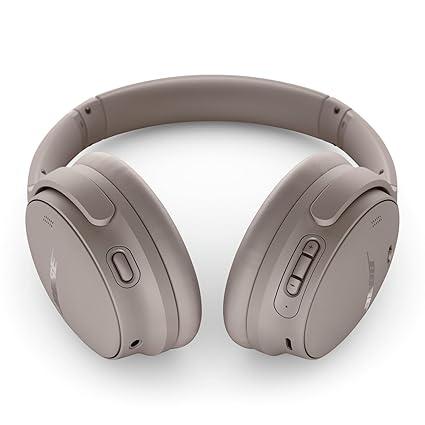 Bose QuietComfort Wireless Noise Cancelling Headphones, Bluetooth Over Ear Headphones with up to 24 Hour Battery Life, Sandstone - Limited Edition Color