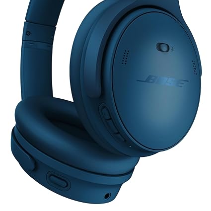 Bose QuietComfort Wireless Noise Cancelling Headphones, Bluetooth Over Ear Headphones with up to 24 Hour Battery Life, Twilight Blue - Limited Edition