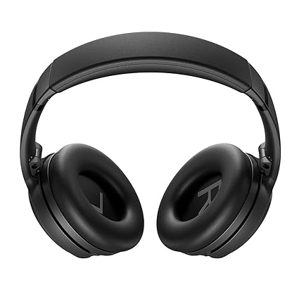Bose New QuietComfort Wireless Noise Cancelling Headphones, Bluetooth Over Ear Headphones with Up to 24 Hour Battery Life - Black