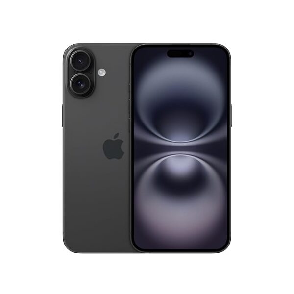 iPhone 16 Plus 128GB: A 5G phone with camera controls, an A18 chip, and a big boost in battery life. Works with AirPods; Black