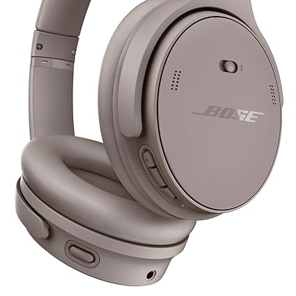 Bose QuietComfort Wireless Noise Cancelling Headphones, Bluetooth Over Ear Headphones with up to 24 Hour Battery Life, Sandstone - Limited Edition Color