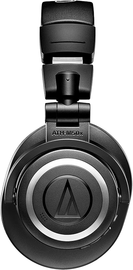 Audio-Technica ATH-M50xBT2 Bluetooth Wireless Over Ear Headphones with Dual Mic, 45MM Large-Aperture Drivers, 50-Hour Battery Life, USB-C Fast Charging, Studio Sound, Dual Pairing - Black