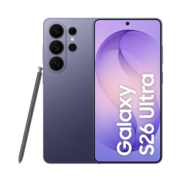Samsung Galaxy S26 Ultra 5G (Cobalt Violet, 16GB RAM, 1TB Storage) with Built-in Privacy Display, AI Phone, Photo Assist, Creative Studio, 200MP Camera, 5000mAh Battery and Snapdragon 8 Elite Gen 5