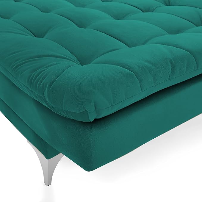 Danny 3 Seater Sofa Cum Bed for Living Room Premium Fabric Sofa for Living Room (Pine)