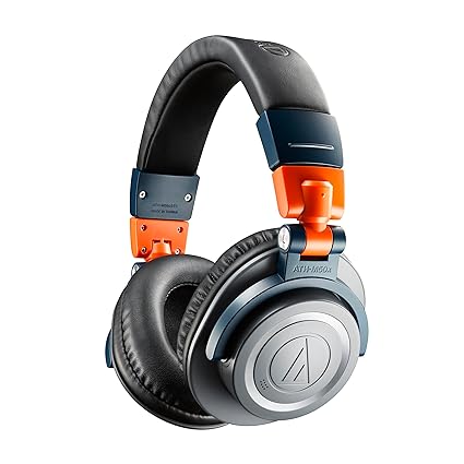 Audio-Technica ATH-M50xBT2 Bluetooth Wireless Over Ear Headphones with Dual Mic, 45MM Large-Aperture Drivers, 50-Hour Battery Life, USB-C Fast Charging, Studio Sound, Dual Pairing - Black