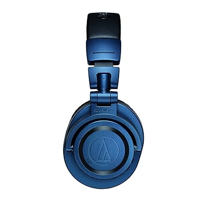Audio-Technica ATH-M50xBT2 Bluetooth Wireless Over Ear Headphones with Dual Mic, 45MM Large-Aperture Drivers, 50-Hour Battery Life, USB-C Fast Charging, Studio Sound, Dual Pairing - Blue