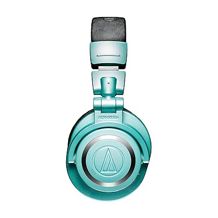 Audio-Technica ATH-M50xBT2 Bluetooth Wireless Over Ear Headphones with Dual Mic, 45MM Large-Aperture Drivers, 50-Hour Battery Life, USB-C Fast Charging, Studio Sound, Dual Pairing - Blue