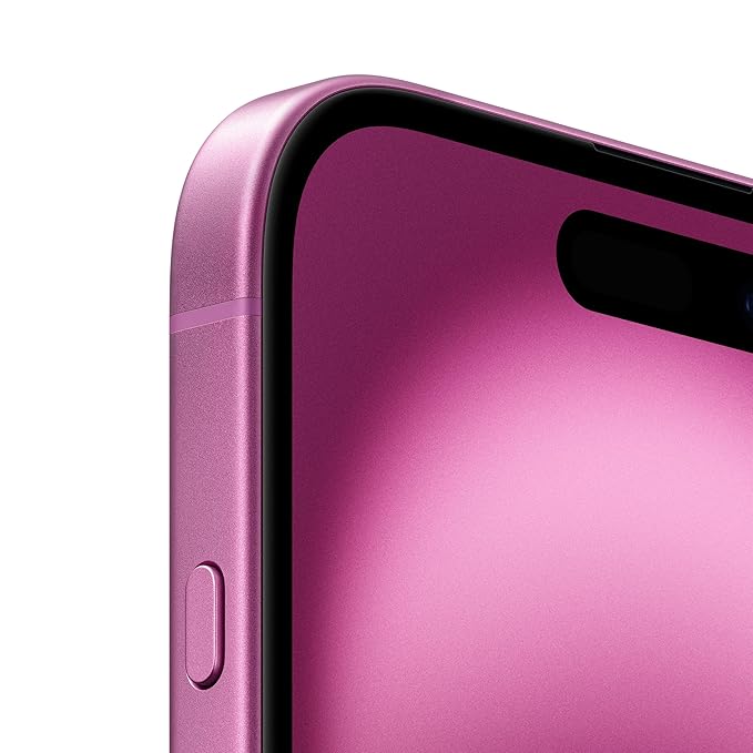 iPhone 16 Plus 128GB: A 5G phone with camera controls, an A18 chip, and a big boost in battery life. Works with AirPods; Pink