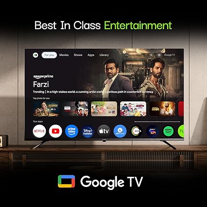 Lumio Vision 9 139 cm (55 inches) 4K Ultra HD Smart QD-Miniled Google TV EPIC1-ADSG