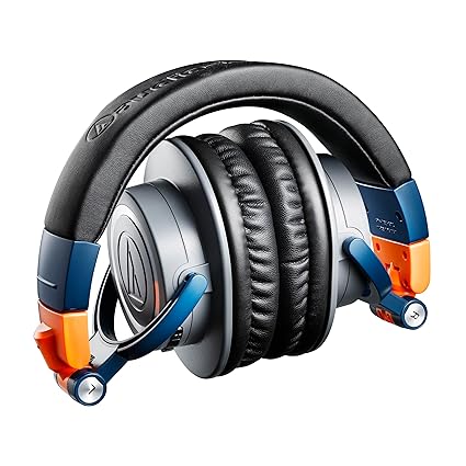 Audio-Technica ATH-M50xBT2 Bluetooth Wireless Over Ear Headphones with Dual Mic, 45MM Large-Aperture Drivers, 50-Hour Battery Life, USB-C Fast Charging, Studio Sound, Dual Pairing - Black