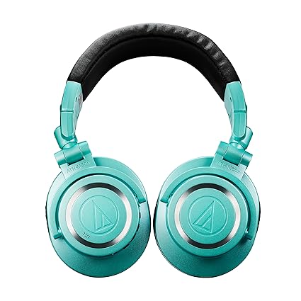 Audio-Technica ATH-M50xBT2 Bluetooth Wireless Over Ear Headphones with Dual Mic, 45MM Large-Aperture Drivers, 50-Hour Battery Life, USB-C Fast Charging, Studio Sound, Dual Pairing - Blue