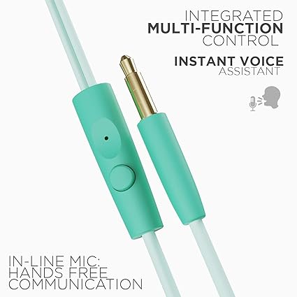 Boat Newly Launched Bassheads 100 C Wired in Ear Earphones with Type- C Jack, in-line Microphone, 10Mm Drivers, Signature Sound, Integrated Controls and Multi-OS Compatibility blue