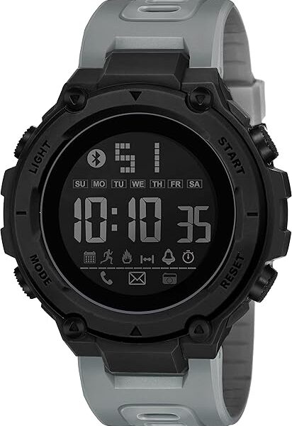 Shocknshop Digital Sports Stylish Multifunctional Electronic LED Black Dial Wrist Watch for Men Boys -WCH78